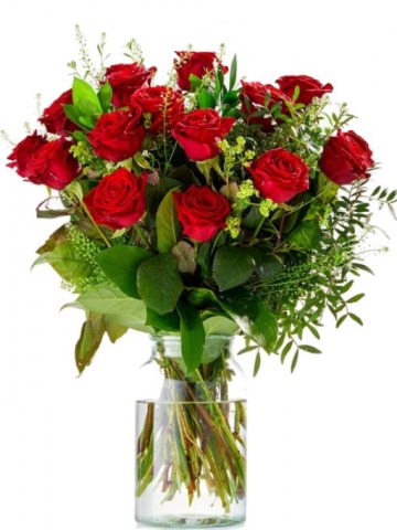 aBouquet Lovely red roses; 63e